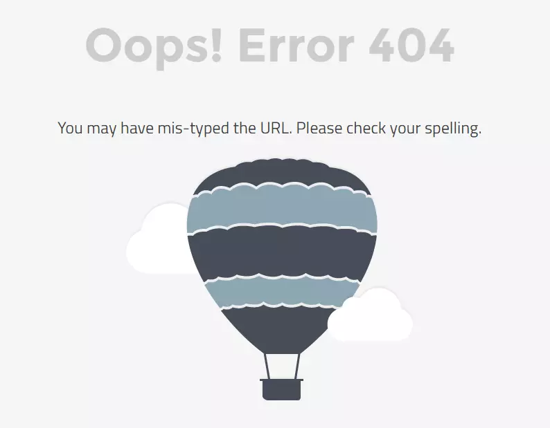 404 error